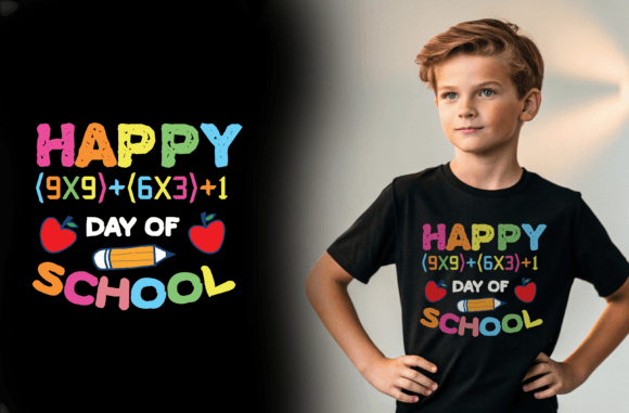 Happy 100 Day of School Graphic: A Vibrant Design Asset for Crafts and Graphics