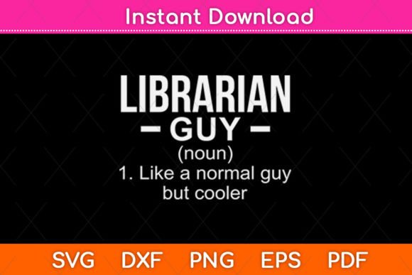 Librarian Guy Definition Library Svg Graphics