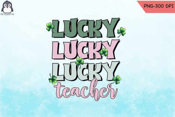 Retro Lucky Teacher St. Patrick’s PNG: A Vibrant Design Asset for Crafts and Graphics