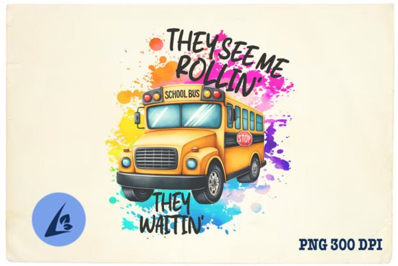 They Waitin School Bus Driver PNG Graphics