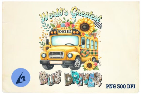 World's Greatest School Driver PNG Graphics